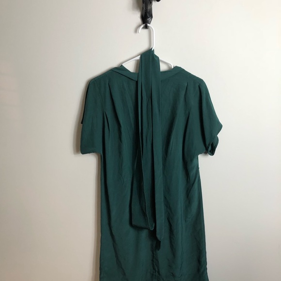 Aritzia Wilfred Emerald Green Silk Dress - Picture 6 of 7